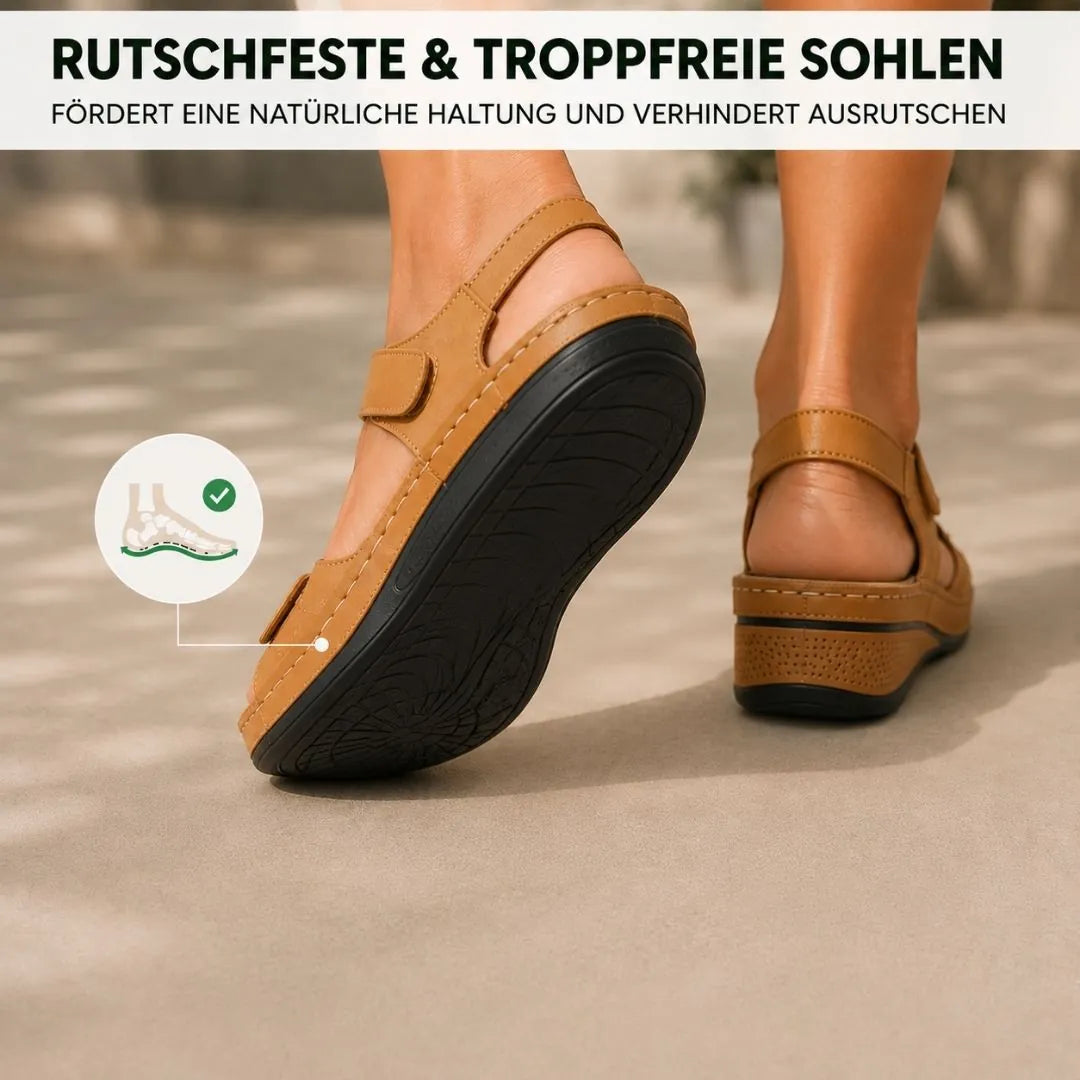 Orthopädische Komfort-Sandalen | Ergonomisches Fußbett · Rutschfest · Federleicht