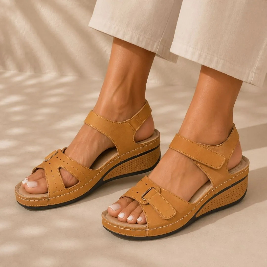 Orthopädische Komfort-Sandalen | Ergonomisches Fußbett · Rutschfest · Federleicht